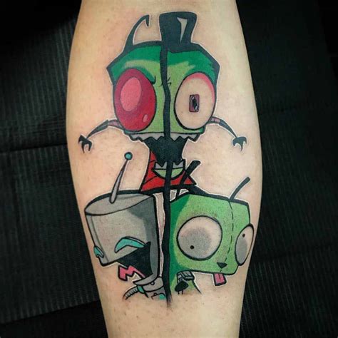 Invader zim tattoo - Jul 2, 2016 - Invader Zim is the villainous main protagonist of the 2001-2006 television series Invader Zim, and the main antagonist of the 2019 Netflix film Invader Zim: Enter the Florpus. ... Old School Tattoo Designs. Walter. Tigger. Attitude. Disney Characters. Fictional Characters. Cartoons. Personality.